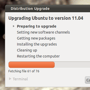 aggiorna l'installazione di Ubuntu