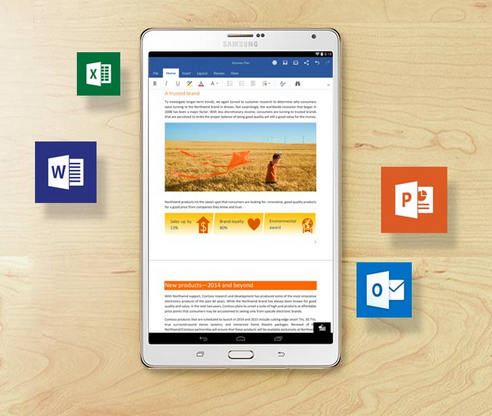 microsoft office per dispositivi mobili