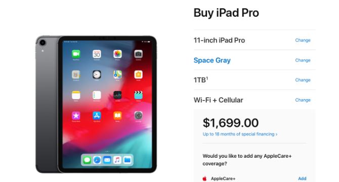 Prezzo iPad Pro