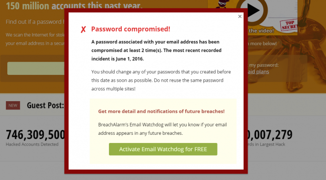 breachalarm: i miei account online sono stati violati?