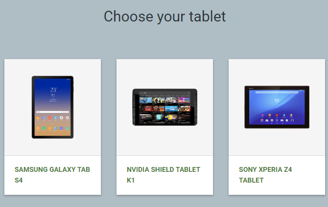 Scelte per tablet Android