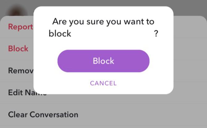 Cosa succede quando blocchi qualcuno su Snapchat?