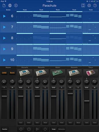 KORG Gadget è un potente mini studio da 15 sintetizzatori per mixer di gadget per iPad