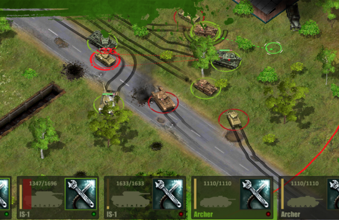 giochi di carri armati - Battaglia di tattiche di carri armati