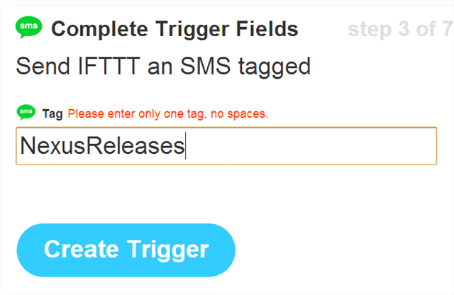 IFTTT passaggio finale