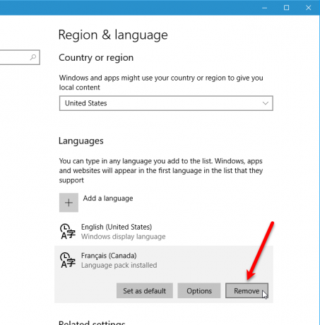 come cambiare la lingua di sistema in Windows 10