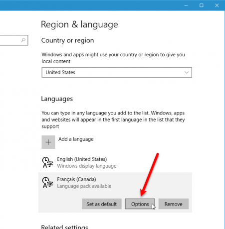 come cambiare la lingua di sistema in Windows 10