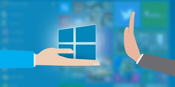 aggiornamento di Windows 10 annullato