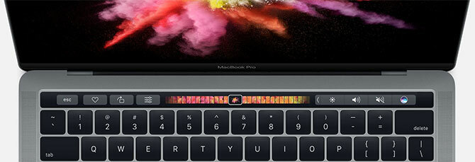 Touch Bar per MacBook Pro