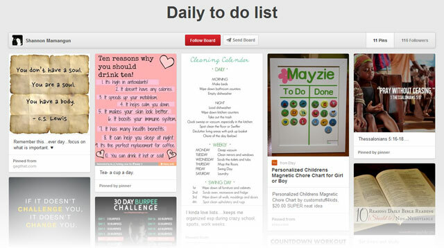 Pinterest - Daily ToDo