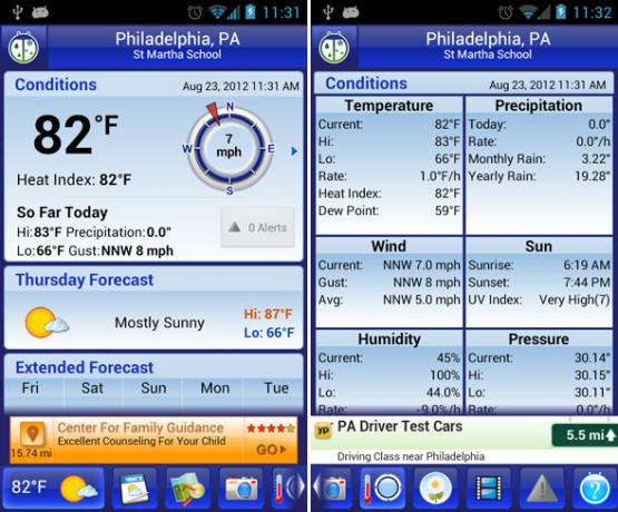 weatherbug per Android