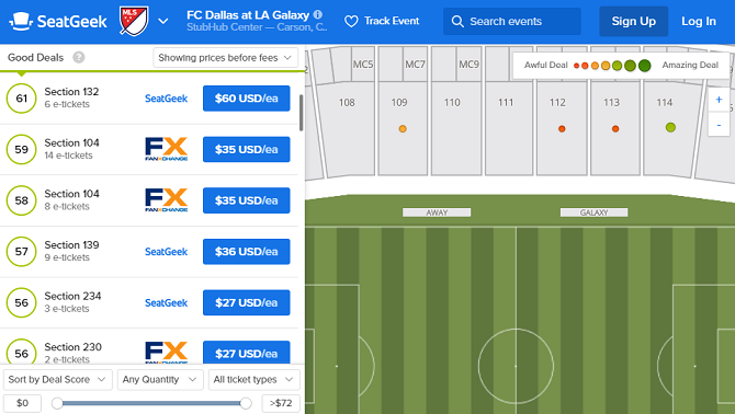 5 fantastici siti per scambiare o acquistare biglietti per sport, concerti e altro seatgeek 670x378