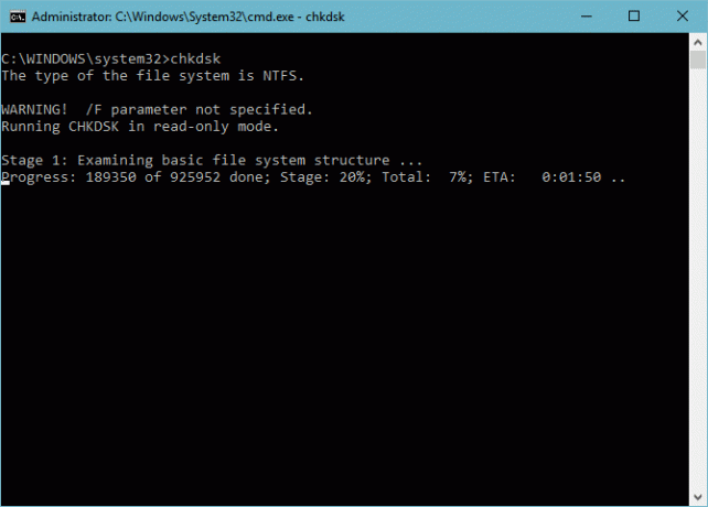 Comandi CMD di Windows essenziali che dovresti conoscere chkdsk