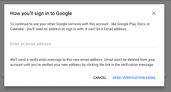 elimina in modo sicuro l'account google o gmail