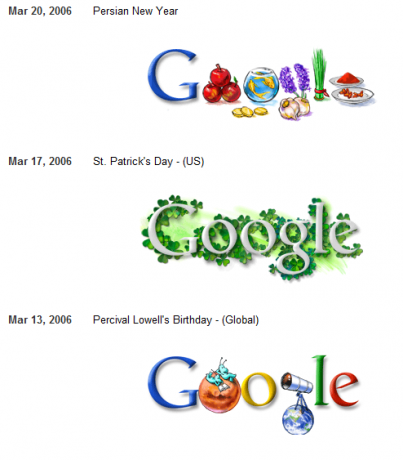 doodle di google - galleria