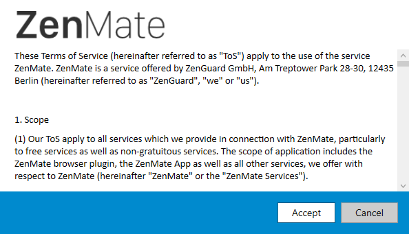 ZenMate VPN Review: meditare sulla tua privacy Termini di installazione di ZenMate Review