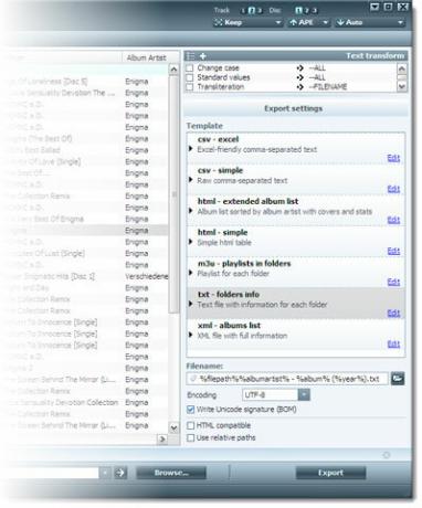 È tempo di organizzare la tua raccolta musicale: tag e rinominali con TagScanner tagscanner 09