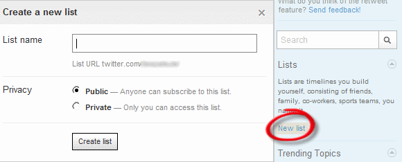 Come creare, scoprire e seguire elenchi di Twitter TwitterNewList