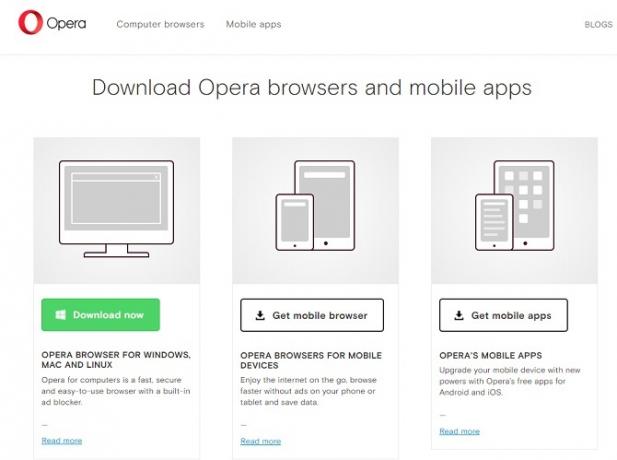 Qual è il browser Mainstream più sicuro? Download di Opera