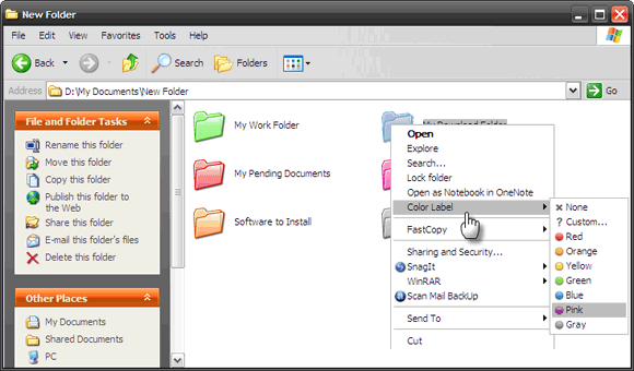 iColorFolder - programma di cambio icone